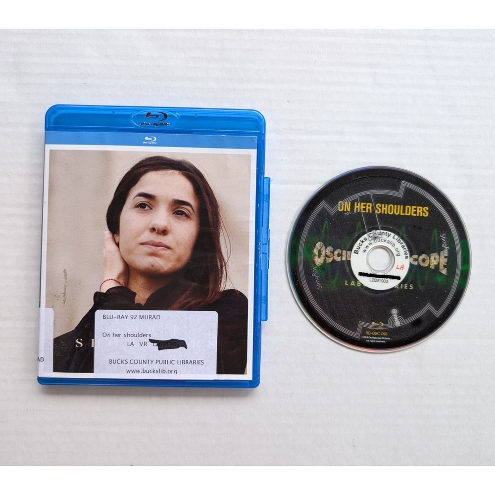 On Her Shoulders Blu-Ray‎ 2018 Oscilloscope DigiPack Ex Libris